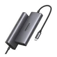 Ugreen 8-in-1 Multifunction Adapter, USB-C to USB-A 3.2, HDMI, 4K DP, PD port Converter UG- 35625