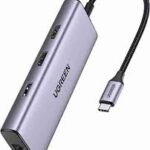 Ugreen 9-in-1 USB-C Multifunction Adapter  USB-C to USB 3.0 + 4K HDMI + VGA + Gigabit Ethernet + SD & TF Card Reader