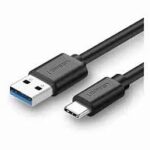 Ugreen US184 USB 3.0 A Male to Type C Male Cable Nickel Plating 1m black (UG- 20882)