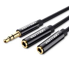 Vention 3.5mm Male to 2 3.5mm Female Stereo Splitter Cable