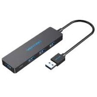 Vention 4 Ports USB3.0 HUB 0.15M Black