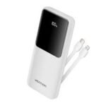 Vention FHOB0 Portable Power Bank  with Built-in USB-C and Lightning Cables and LED Display 10000mAh 22.5W