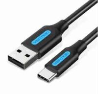 Vention USB 2.0 A Male to C Male 3A Cable 1M Black