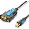 Vention USB to RS232 Serial Adapter Black 1M