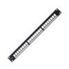 VENTION Cat.6 UTP 24 Ports Keystone Patch Panel Black price