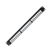 VENTION Cat.6 UTP 24 Ports Keystone Patch Panel Black price