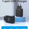 Vention 1-port USB Wall Charger(12W) UK-Plug Black
