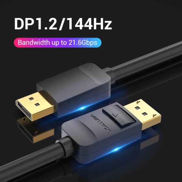 Vention 1.5M Display Port Cable Black, HACBG