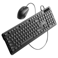 Vention USB Wired Full-Sized Keyboard and Mouse Combo Black Slim Type - US English Layout price