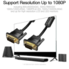 Vention VGA(3+9) Male to Male Cable 10M Black