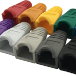 Vention RJ45 Strain Relief Boots Red PVC Type 100 Pack, Red, Black, Grey, White, Pink