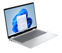 HP OmniBook 5 Flip 14, Windows 11 Home, 14", Touch screen, Intel Core 5, 8GB, 256GB SSD, 2K, Glacier silver