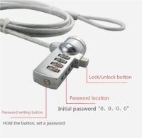 laptop lock key or password