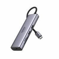 Ugreen 7 in 1  Multifunction Adapter, USB-C to USB 3.0 + 4K HDMI + RJ45 + PD port Converter UG- 90568