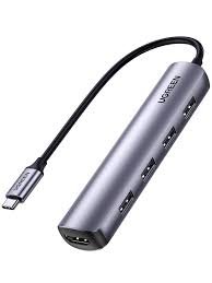 Ugreen USB-C to 4-port USB 3.0+HDMI Adapter - UG- 20197