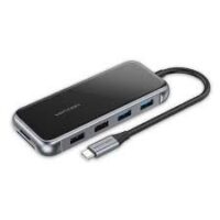 Vention 0.15m USB C Multi-function 10 in 1 Docking Station USB-C to HDMI, VGA,USB3.0,USB2.0,RJ45 - TFGHB