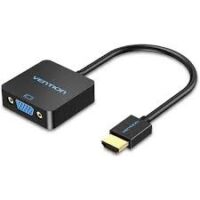 Vention 0.15m VGA to HDMI Converter with Female Micro USB and Audio Port - ACNBB