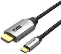 Vention 1m Cotton Braided USB-C to HDMI Cable - CRBBF