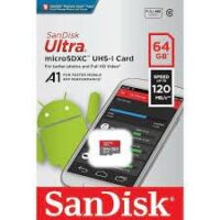 SanDisk MicroSD CLASS 10 120MBPS 64GB without Adapter – SDSQUA4-064G-GN6MN