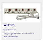 5way Lightwave Extension Socket With Surge Protection