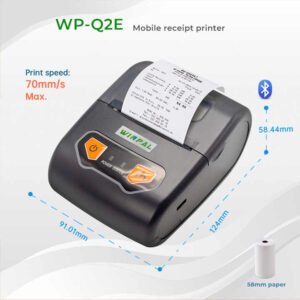 Alternative view of Android POS Printer USB+BT Support QR Code Receipt Bill Ticket Printer