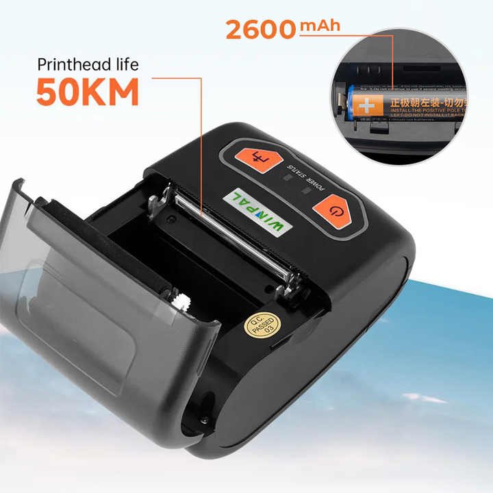 Android POS Printer USB+BT Support QR Code Receipt Bill Ticket Printer - Image 3