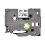Brother Tape TZE-141 6mm Black on Clear
