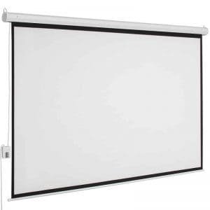 Electric screen 100″ 100″ 4:3 with RF remote