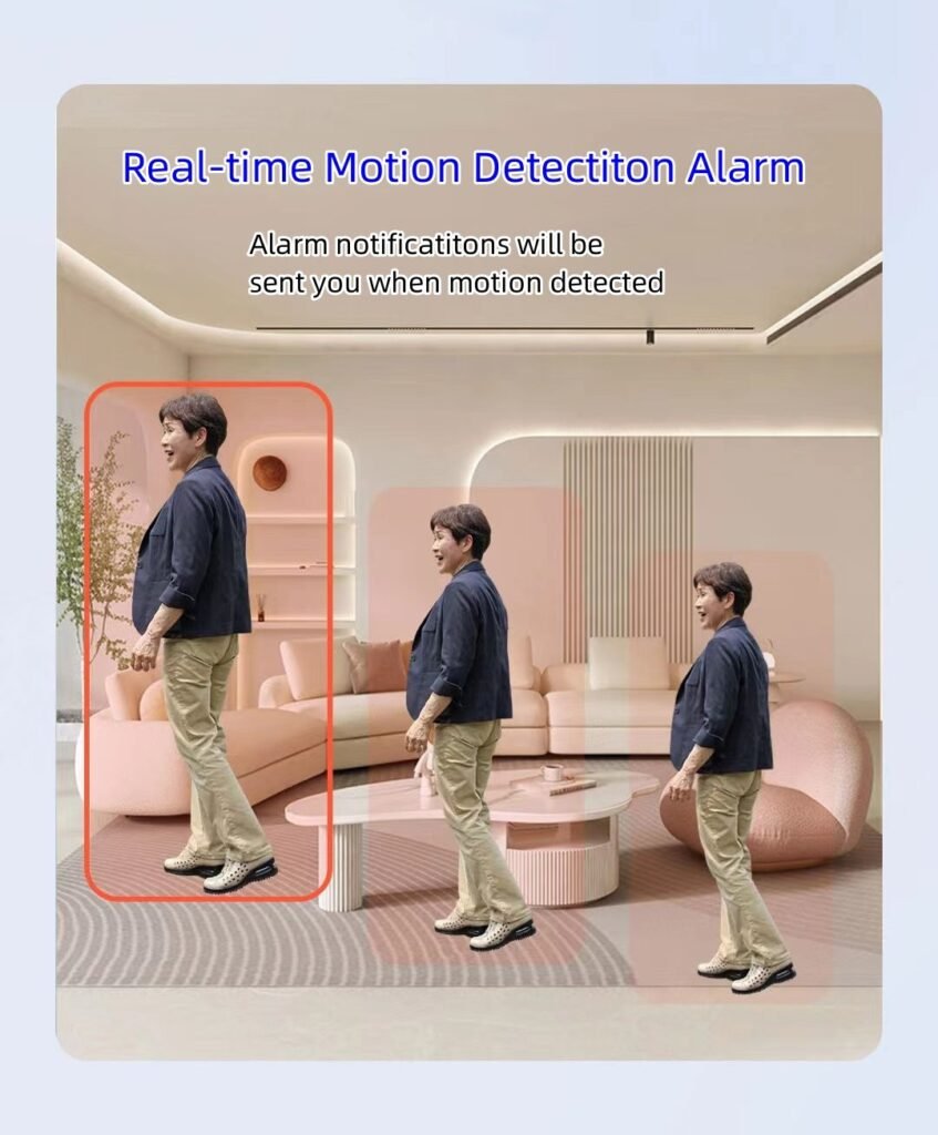 Indoor Smart CCTV Camera – HD Video, Audio & Night Vision motion detection