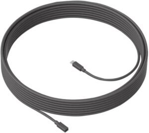 Logitech MeetUp Mic Extension Cable (950-000005) - 10 meters, Expansion Mic for MeetUp