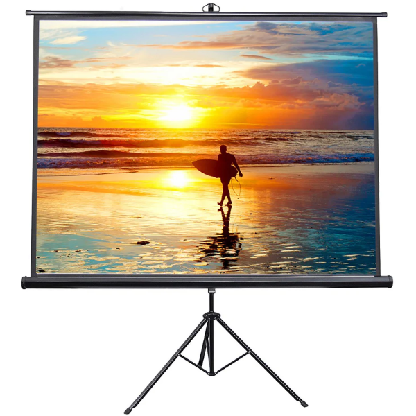 Tripod Projector Screen 180 x 180 cm