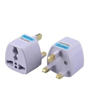 Universal Power Socket Adaptor With UK/EU Socket Plug