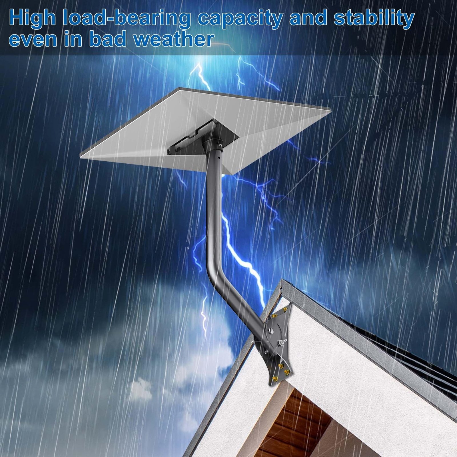Starlink Gen 3 Wall & Roof Adjustable Mounting Kit with Dish Pipe Adapter