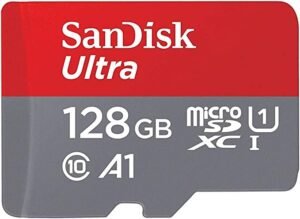 SanDisk MicroSD CLASS 10 100MBPS 128GB without Adapter