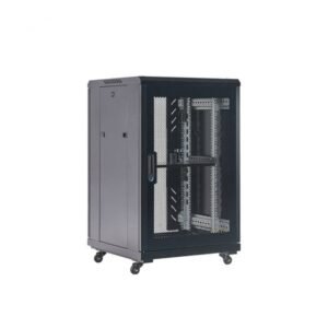 Alternative view of 15U Mesh-door network data Cabinet – 600mm x 700mm