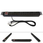7-Way 1U Horizontal Power Distribution Unit (PDU)