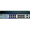 D-Link DES-F1016P-E 16-Port 10/100 Long Range PoE+ Surveillance Switch