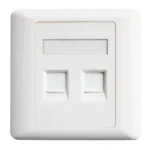 Easenet 2-Port Complete Double with Keystone Jack