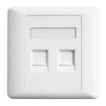 Cat 6 Complete Dual FacePlates with Keystone Jacks