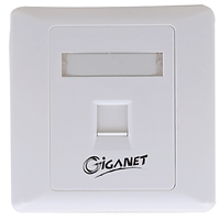Giganet Cat6 single faceplate