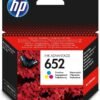 HP, 652 Ink Advantage Cartridge, Tri-Color, F6V24AE
