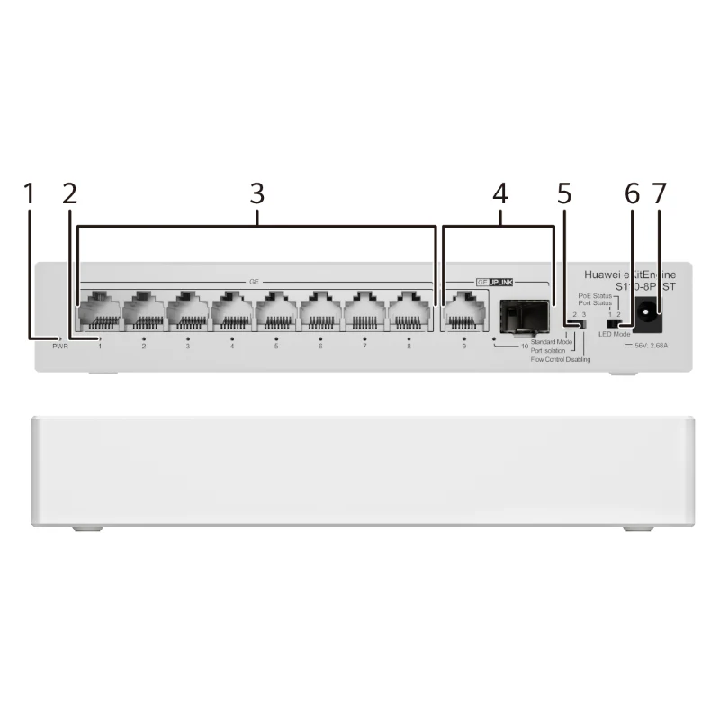 Huawei eKitEngine S110-8P2ST PoE+ Gigabit Switch
