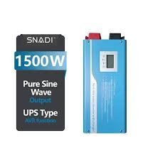 SNADI 1.5KVA 12V Off-Grid Inverter (Low Frequency, No Controller)