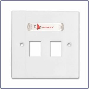 Siemon Double Face Plates with Module- Cat 6