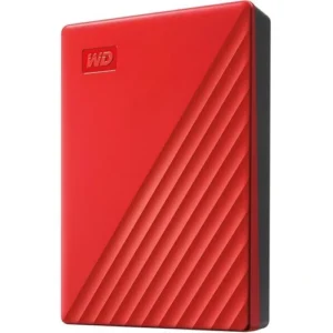 WD 4TB My Passport Portable External Hard Drive HDD,Red