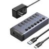 Ugreen 7-Port Hub USB 3.0 -12V2A (DC: 5.5) Power Supply - UG- 90306