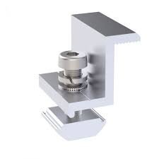 Universal Solar Panel End Clamp - Aluminum