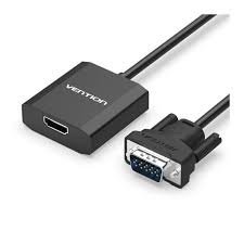 Vention 0.15m VGA to HDMI Converter with Female Micro USB and Audio Port - ACEBO