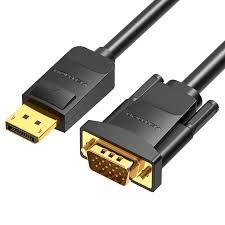 Vention 1.5m DP to VGA Cable Black - HBLBG
