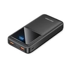 Vention 10000mAh Power Bank Micro-USB 22.5W Black LED Display Type - FHKB0